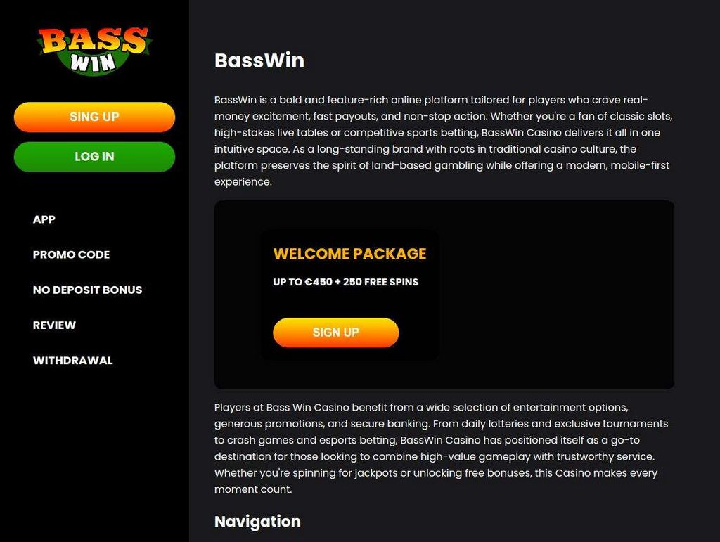 Bass Win Casino Site Evaluation - Expert & Gamer Rankings (2026 )